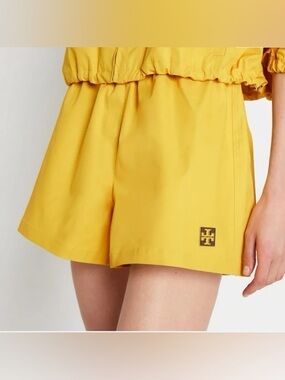 Tory Burch Double-Faced Canvas Drawstring Short NWT Size S (Fits like XS)